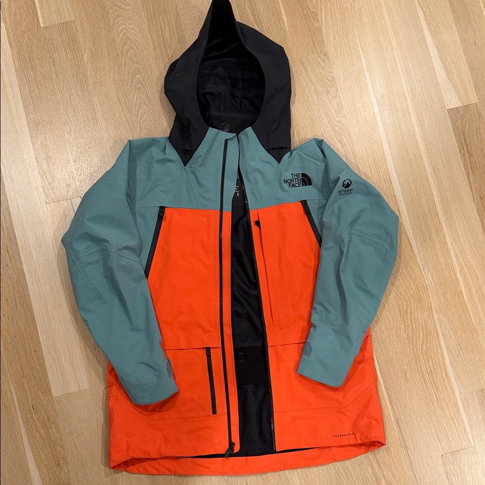 The North Face Vibrant Orange and Teal Jacket